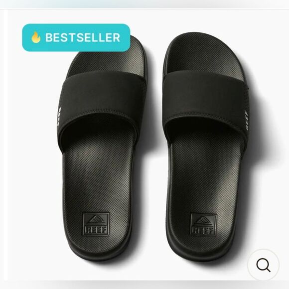 Reef Men's Black One Slide Sandals; Size 13; Brand New! - Picture 2 of 14